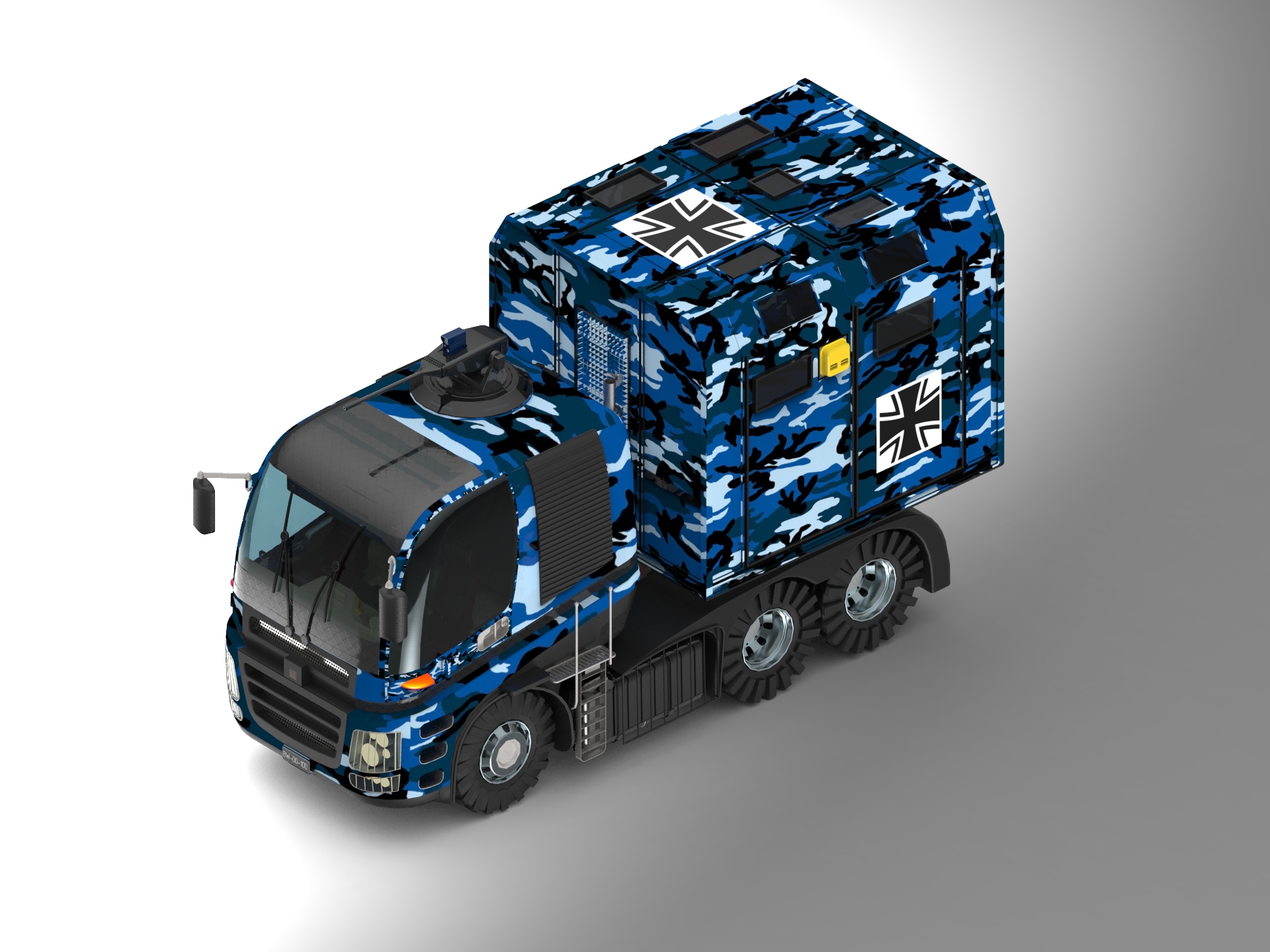 Chromatic ii军卡玩具模型3D图纸 x_t igs stp格式